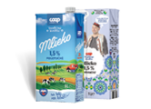 Mlieko polotučné 1,5% 1 l