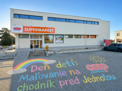 Deň detí v COOP Jednota Galanta: Príďte si namaľovať svoj chodník!